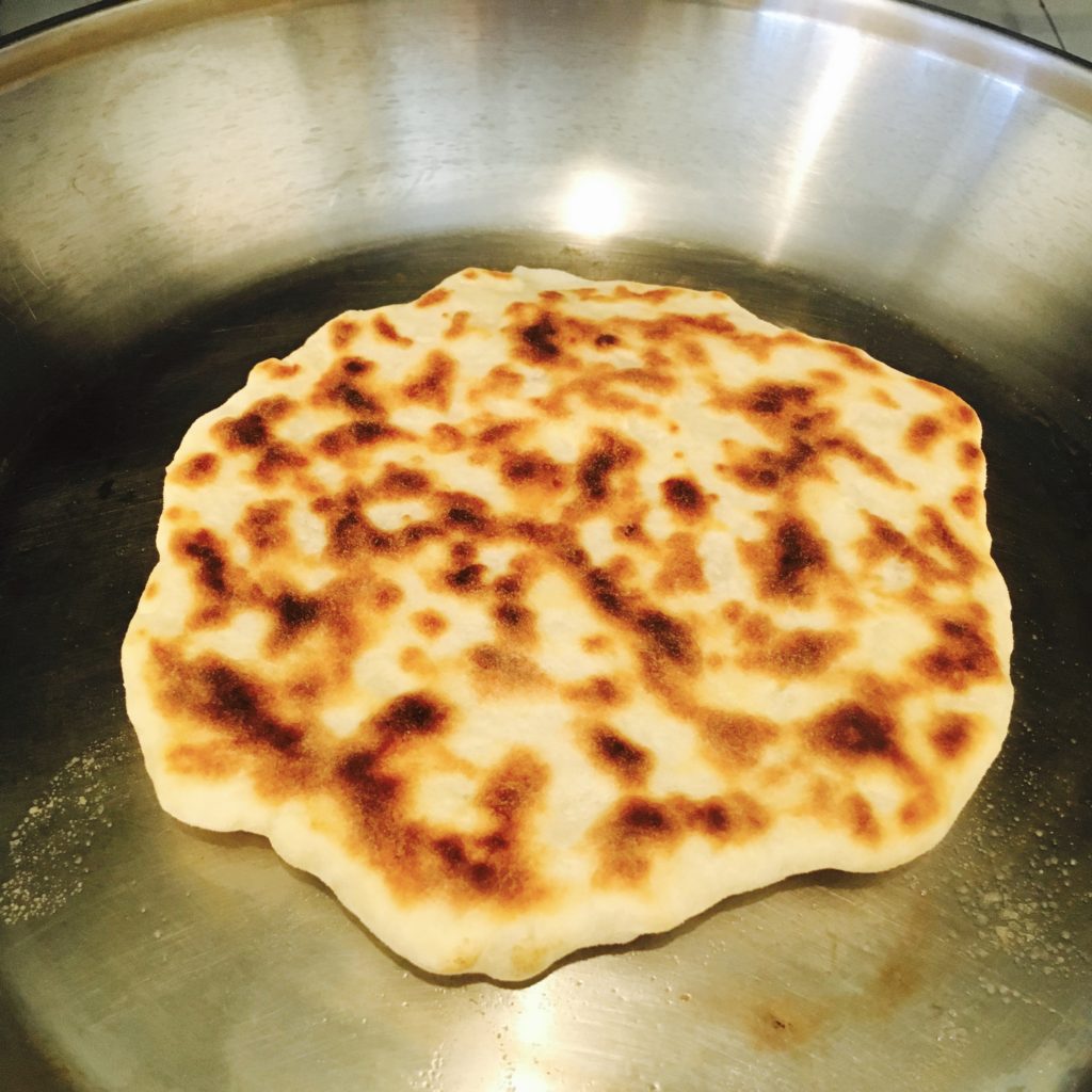 Plain yogurt flat bread with simple ingredients San Diegans Life